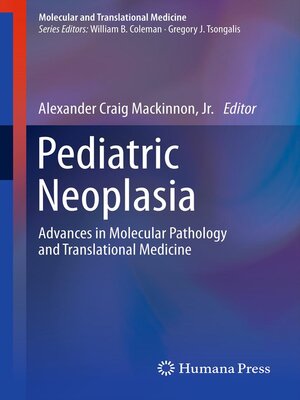 cover image of Pediatric Neoplasia
